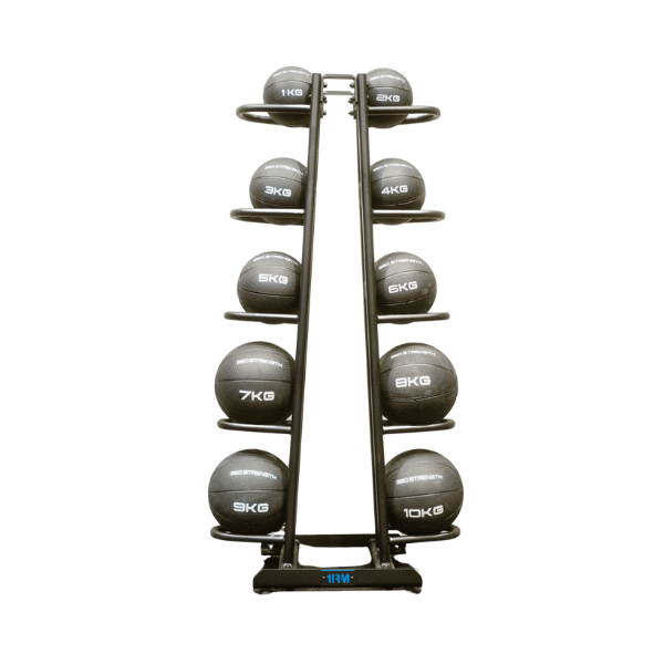 1 to 10kg Medicine Ball Set with Storage Rack Little Bloke Fitness