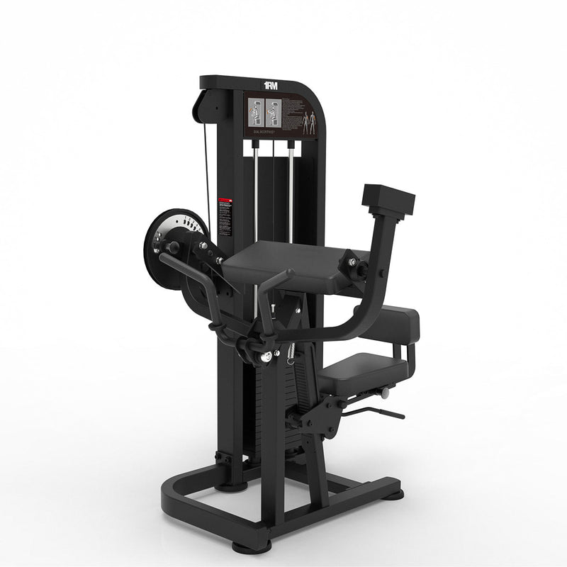 Pre Order - Expected Late Jan | Seated Bicep / Tricep Curl Pin Loaded Machine - Shadow Series