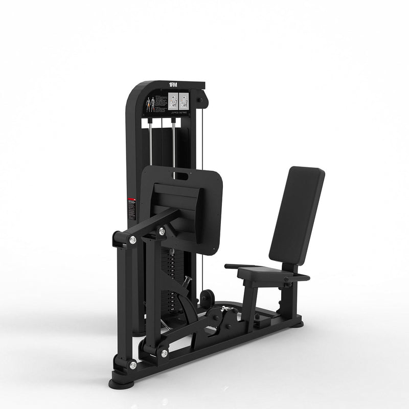 Pre Order - Expected Late Jan | Leg Press / Calf Raise Pin Loaded Machine - Shadow Series