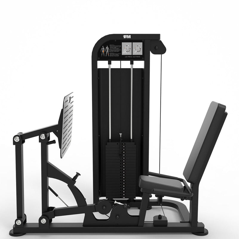 Pre Order - Expected Late Jan | Leg Press / Calf Raise Pin Loaded Machine - Shadow Series