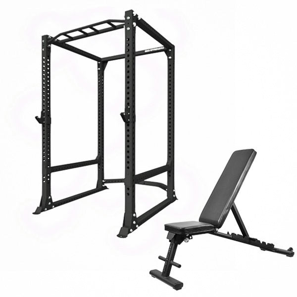 360 Strength Power Rack, Folding FID bench & 88kg Olympic Package