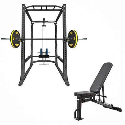 360 Strength Power Rack + Lat Pulldown + FID Bench Package