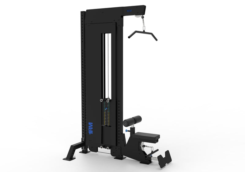 1RM Ebony Lat Pulldown Low Row Machine | Stand Alone