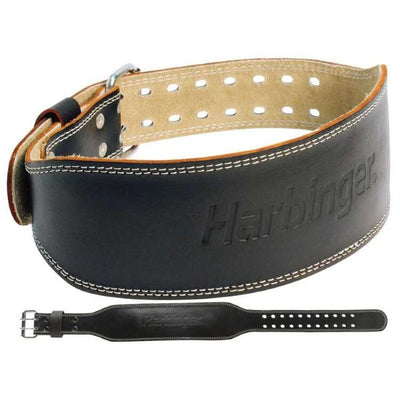 Harbinger 4 inch Padded Leather Lifting Belt