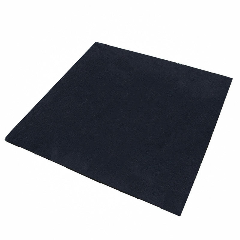 20mm EPDM Impact Rubber Gym Flooring - Black - with Connectors