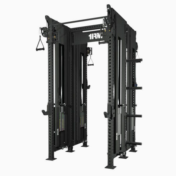 1RM Ebony Double Functional Trainer Rack Walkthrough