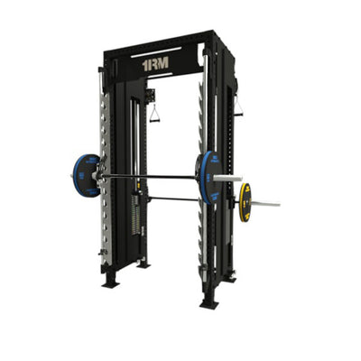 1RM Ebony Functional Rack & Smith Machine Combo Walkthrough