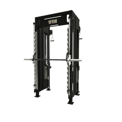 1RM Ebony Functional Rack & Smith Machine Combo Walkthrough Image 3