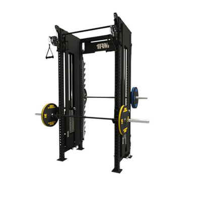 1RM Ebony Functional Rack & Smith Machine Combo Walkthrough Image 2