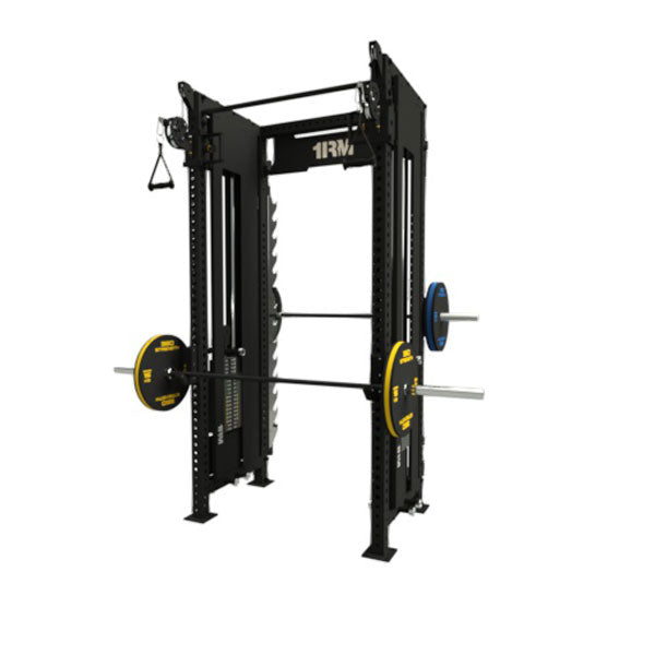 1RM Ebony Functional Rack & Smith Machine Combo Walkthrough