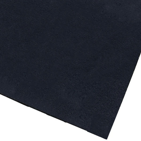 20mm EPDM Impact Rubber Gym Flooring - Black - with Connectors