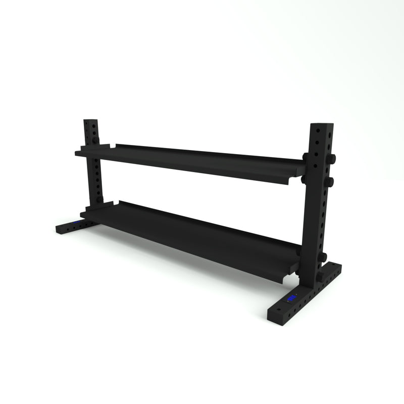 1RM 2-Tier Kettlebell Storage Rack | Wide