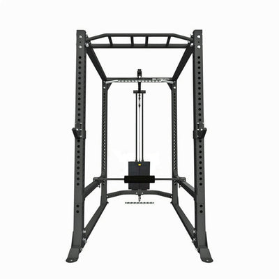 360 Strength Light Commercial Power Rack with Lat Pulldown / Low Row and 100kg Stack