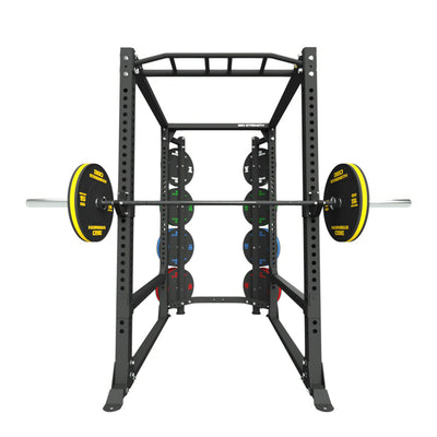 Pre Order - Expected Mid Jan | 360 Strength Light Commercial Power Rack with Plate Storage