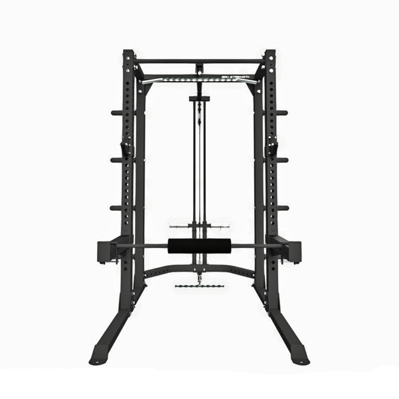 360 Strength Light Commercial Squat Rack with Lat Pulldown / Low Row