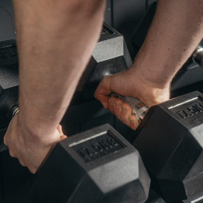 Classic Rubber Hex Dumbbells (All Sizes) Image 2