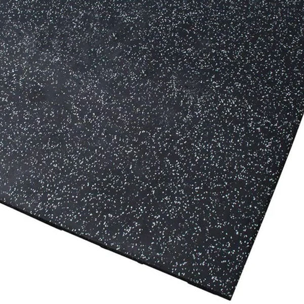 20mm EPDM Flat Bottom Rubber Gym Flooring - 40% Grey Fleck - with Connectors